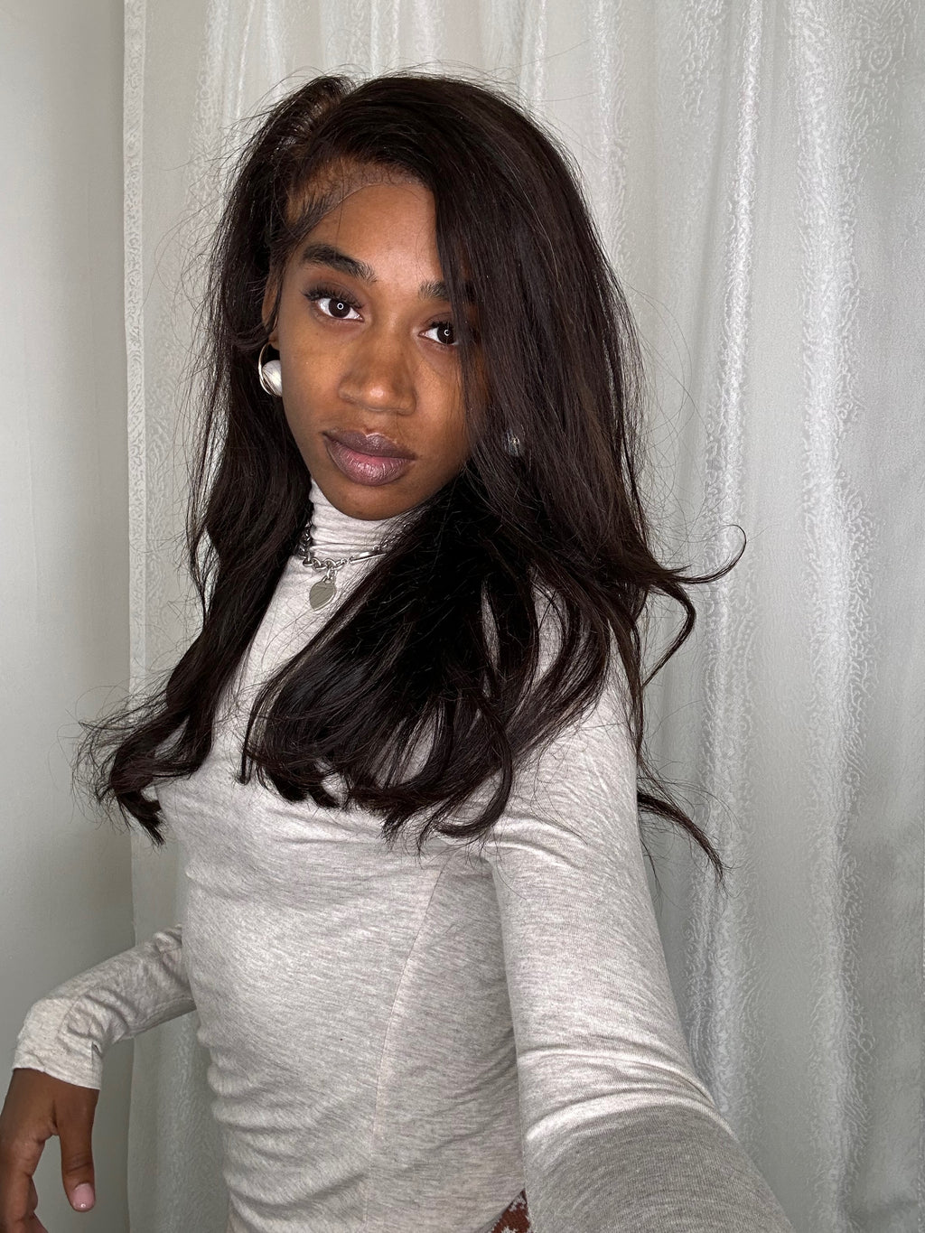 Warm Comfort Turtleneck - Tan Fleece