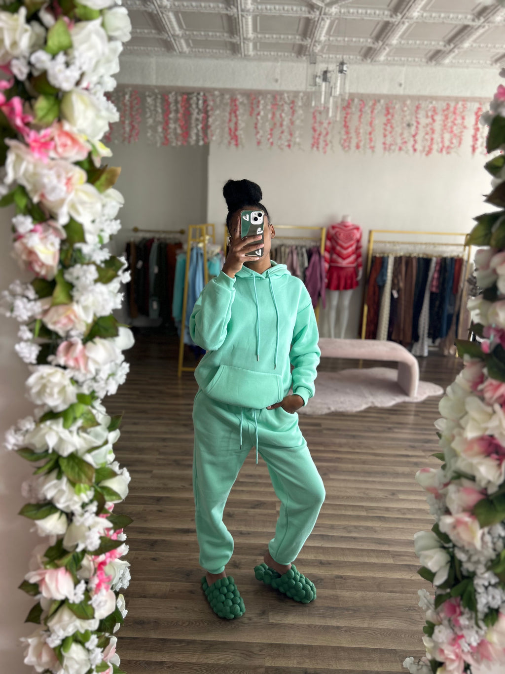 Teal Comfy Jogger Set