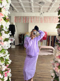 Pretty Purple Sweater Set