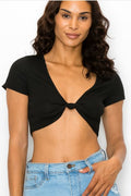 cross crop top