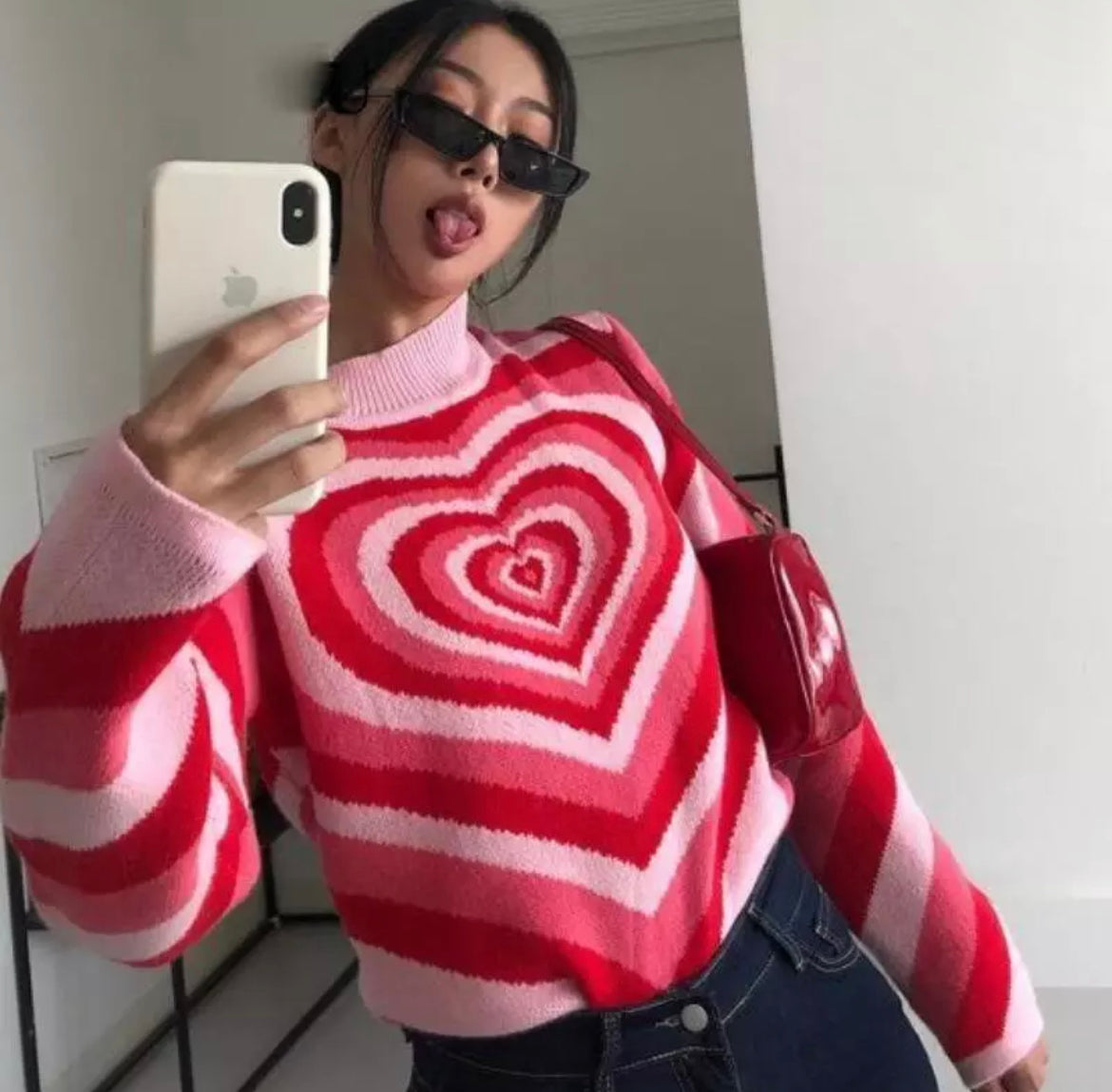 Powerpuff Heart Sweater