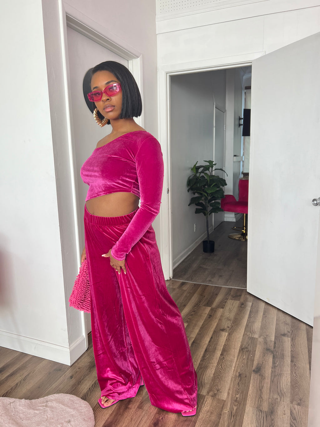 Luxe Velvet Party Pants