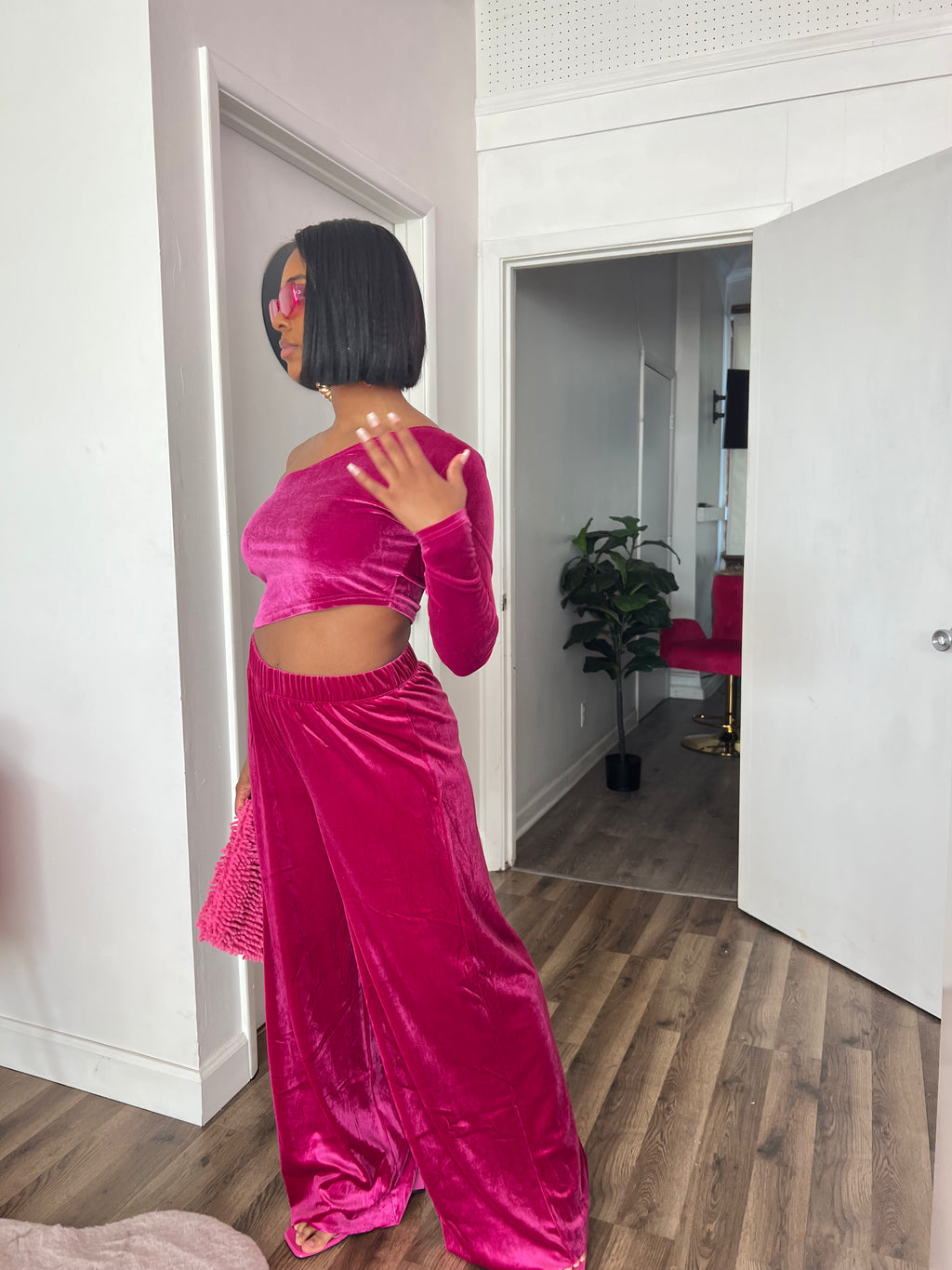 Luxe Velvet Party Pants