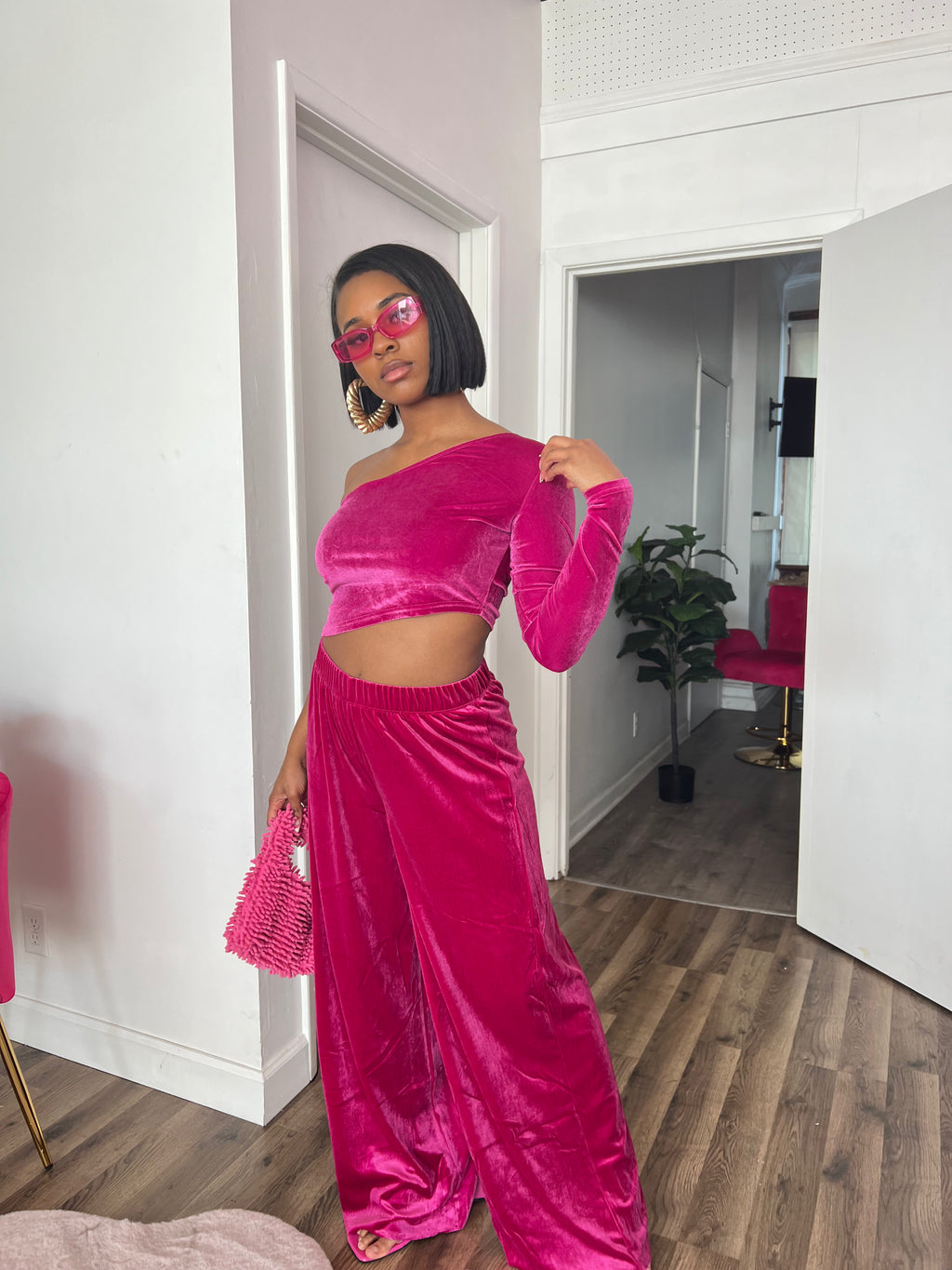 Luxe Velvet Party Pants
