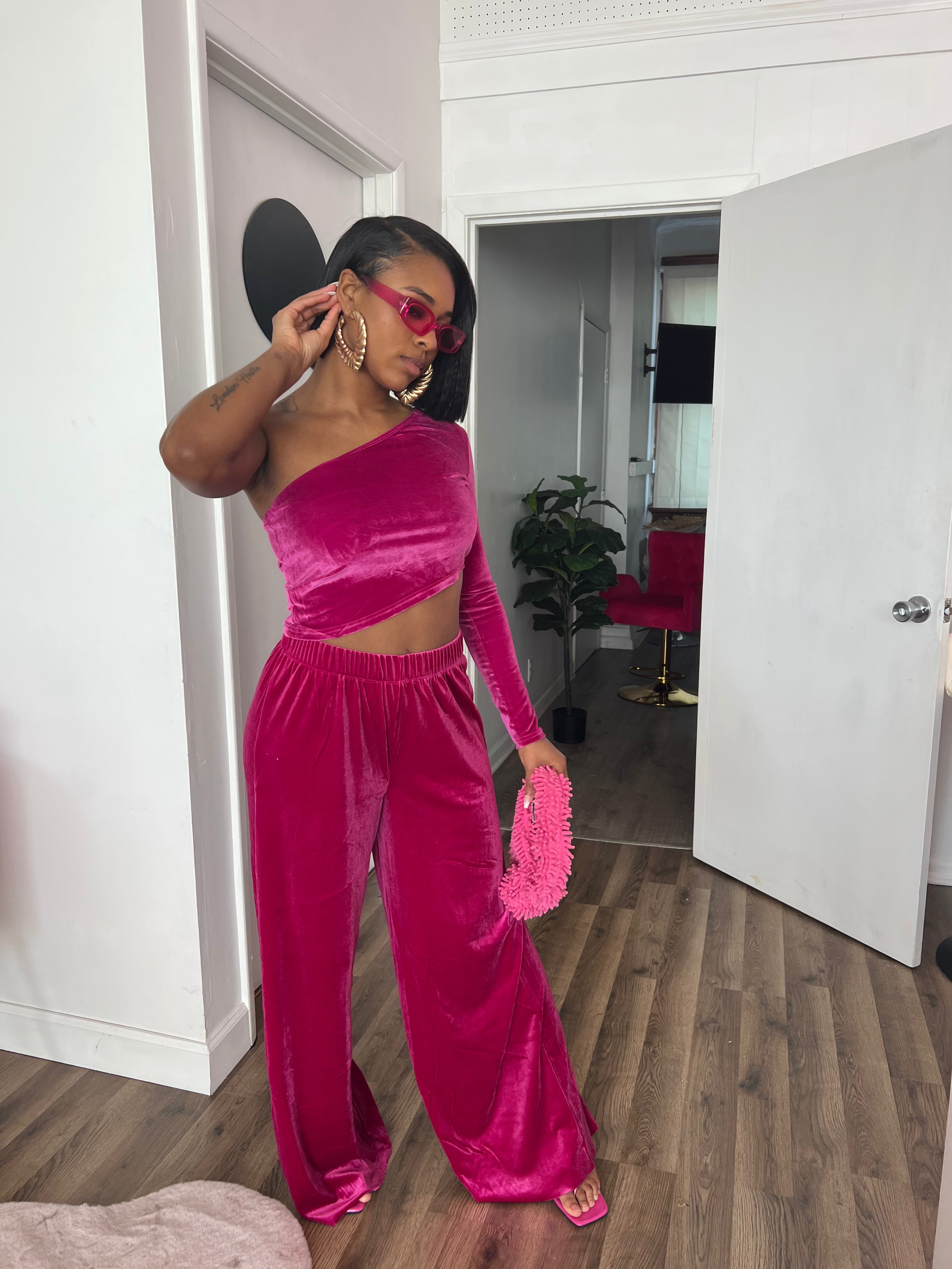 Luxe Velvet Party Pants
