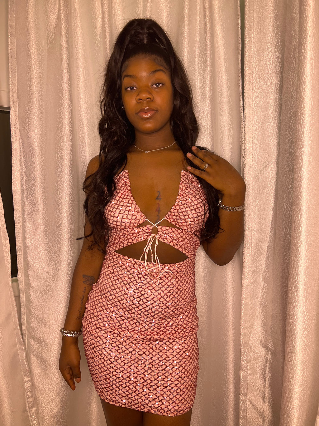 Sparkle Pink Dress
