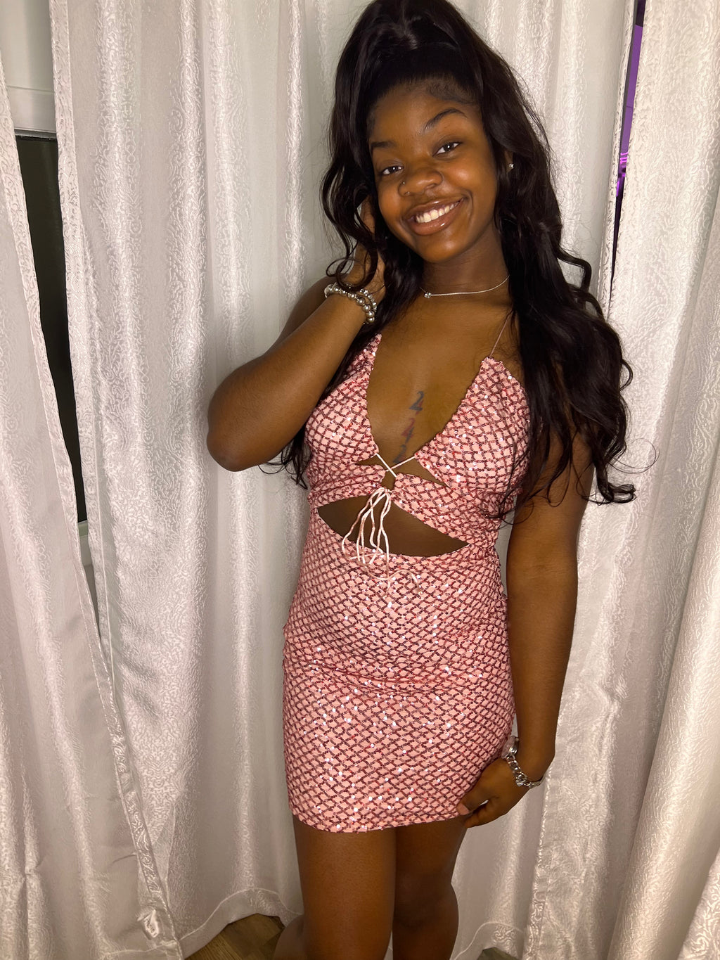 Sparkle Pink Dress